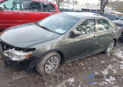 2012 Toyota Camry Hybrid Le from USA, damaged, VIN 4T1BD1FK0CU009401